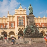 In Rynek Główny (Main Market), the central square of Kraków that dates back to the 13th century, you'll find the Sukiennice (Cloth Hall) with its stalls full of vendors. My boyfriend bought me a ring here with amber pulled from the Baltic Sea. Apparently resin falls from pine trees in places like Gdańsk, Poland, hardens in the sea, and is fished out for jewelry. Mine is the size of a small planet, but you don't have to be as gaudy as I am.