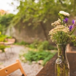 The patio and garden at 2 Okna Cafe in Kazimierz, Krakow. Perfect for a lazy Saturday brunch.