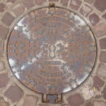 Waterworks of the Royal Capital City of Kraków! I just thought this looked cooler than the manhole covers to the NYC sewer.