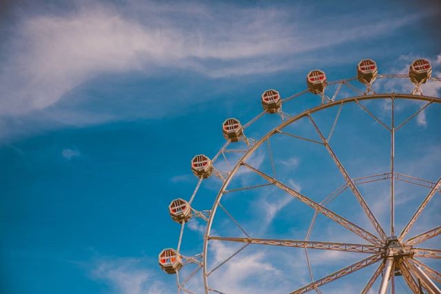 A ferris wheel by the Mediterranean in Barcelona that I wouldn’t exaaaaactly…