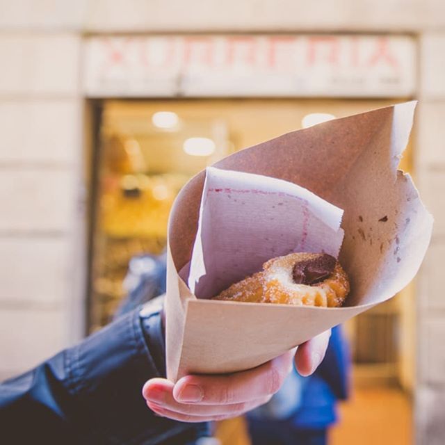 We ate a lot of churros in Barcelona, and most of the…