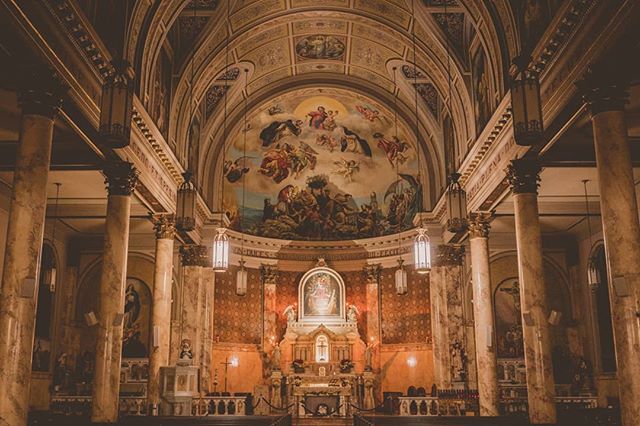 Inside Our Lady of Pompeii Church in Greenwich Village, NYC. I always…